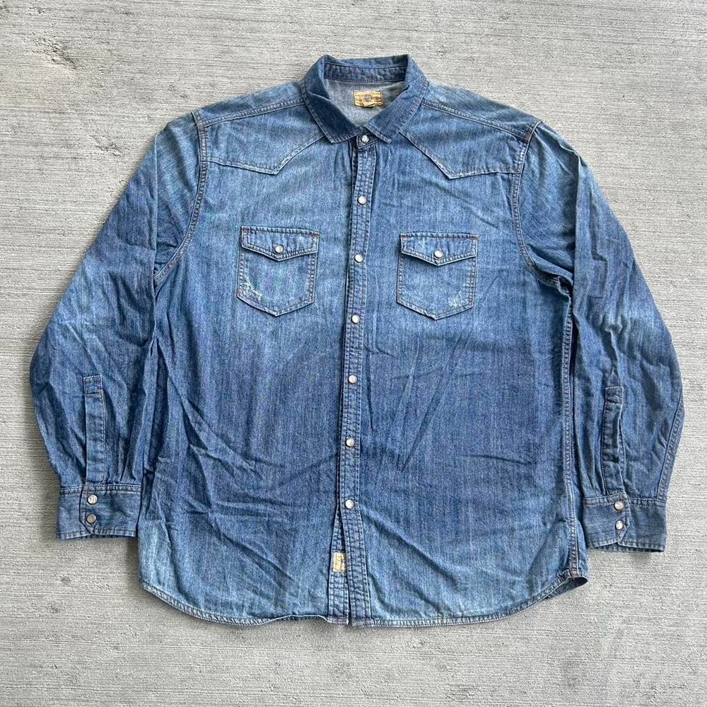 Trevero Blue Denim Shirt XL